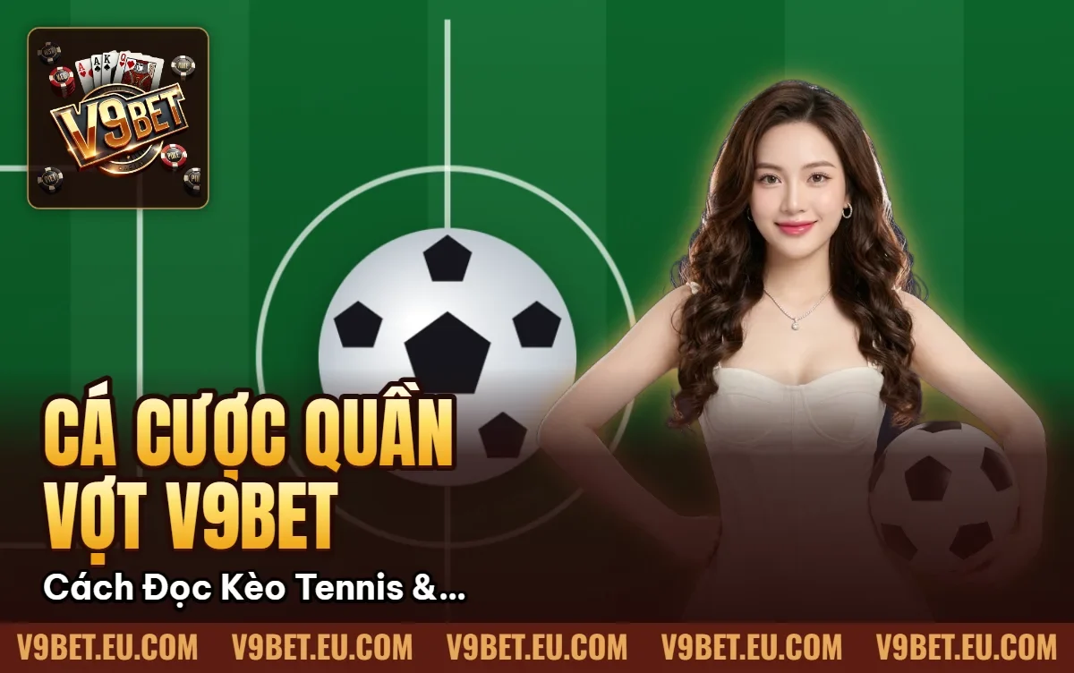 Cá Cược Quần Vợt V9BET | Cách Đọc Kèo Tennis & Odds